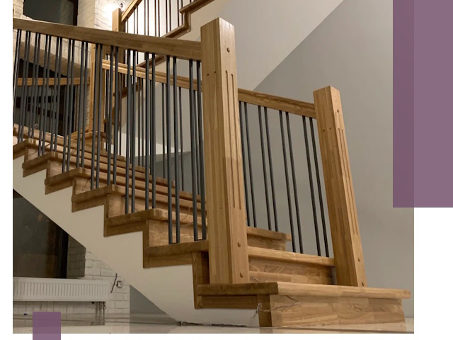 Реставрация деревянных и металлических лестниц в Ишиме