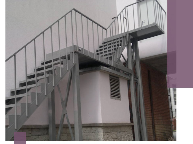 Монтаж пожарных лестниц под ключ в Ишиме с гарантией качества