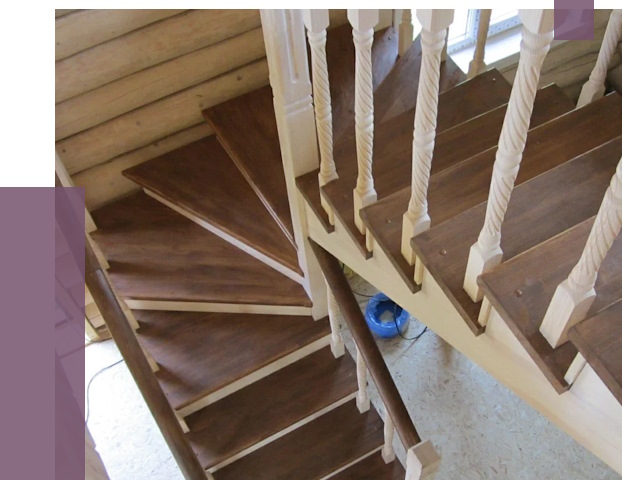 Реставрация деревянных лестниц в Ишиме от 4365 руб.