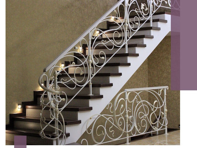 Кованые лестницы под ключ в Ишиме — изготовление и монтаж
