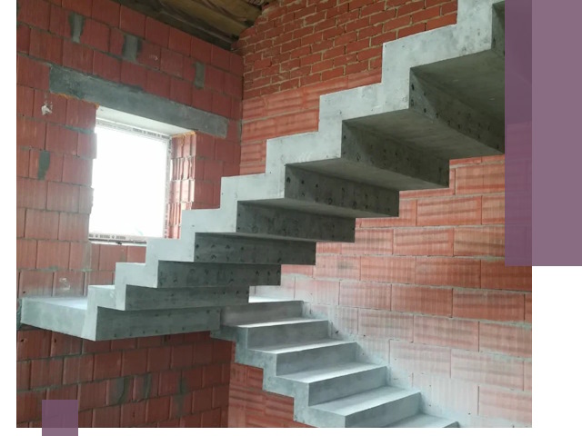 Бетонные лестницы под ключ в Ишиме: монтаж, демонтаж, ремонт