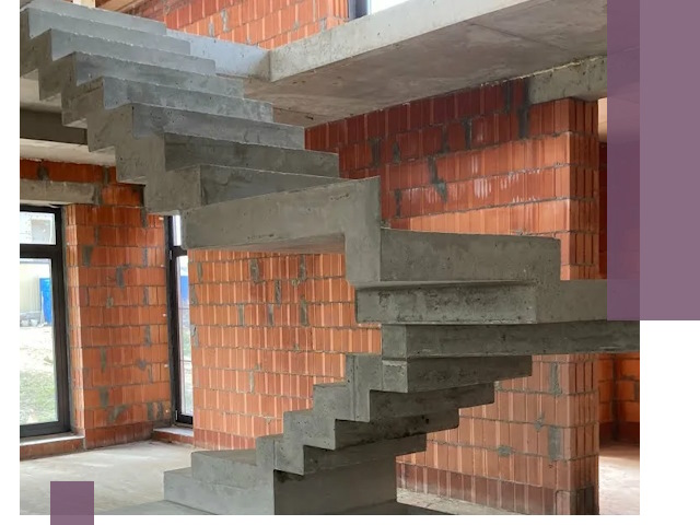 Изготовление бетонных лестниц под ключ в Ишиме