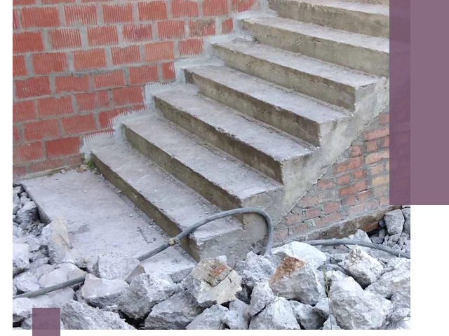 Демонтаж бетонных лестниц в Ишиме: быстро и безопасно