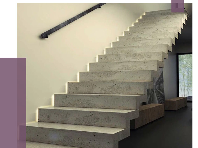 Облицовка бетонных лестниц в Ишиме от 4677 руб/м2 