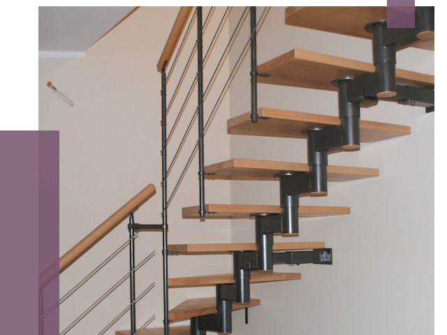 Изготовление модульных лестниц в Ишиме от 11692 руб. 