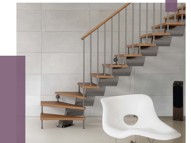 Монтаж модульных лестниц в Ишиме от 6444 руб. 