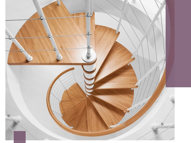 Изготовление винтовых лестниц под ключ в Ишиме