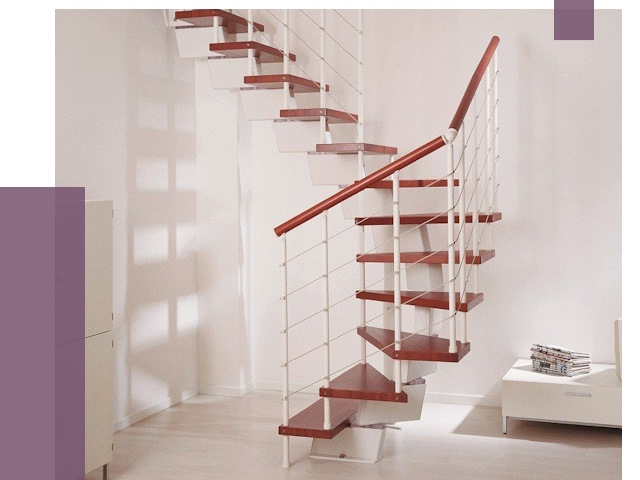 Изготовление лестниц на больцах в Ишиме от 9873 руб. | ПРОЛЁТ-Шм