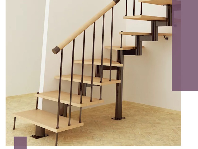 Монтаж лестниц на больцах в Ишиме — быстро и надежно