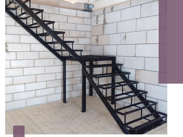 Лестницы на металлокаркасе под ключ в Ишиме — изготовление и монтаж