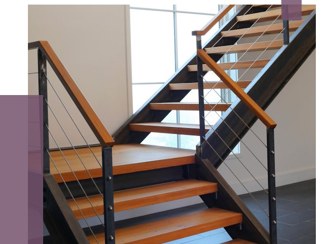 Изготовление лестниц на металлокаркасе в Ишиме от 19227 руб. | ПРОЛЁТ-Шм