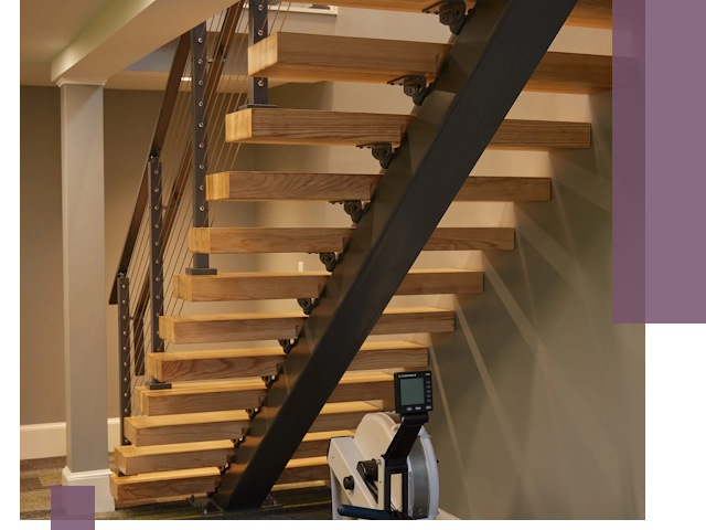 Лестницы на монокосоурах под ключ в Ишиме - изготовление и монтаж