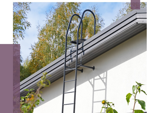 Лестницы на крышу в Ишиме от 19435 руб. — монтаж и монтаж ПРОЛЁТ-Шм