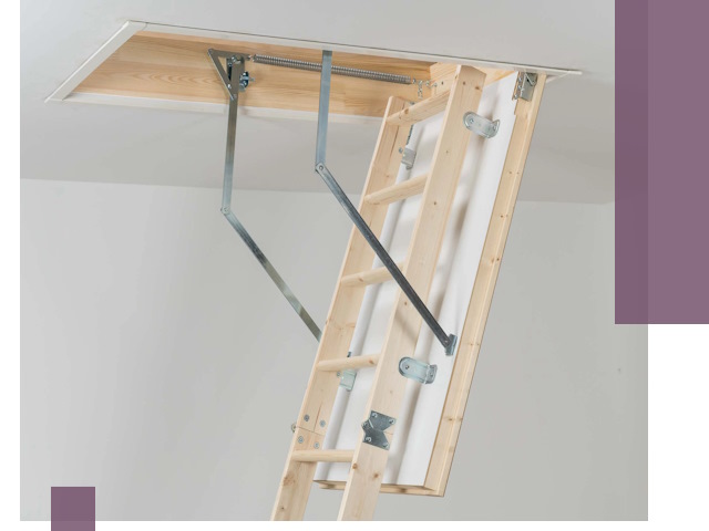 Установка чердачной лестницы под ключ в Ишиме