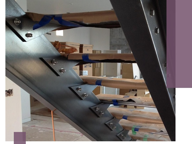 Усиление лестничных конструкций и усиление опор в Ишиме