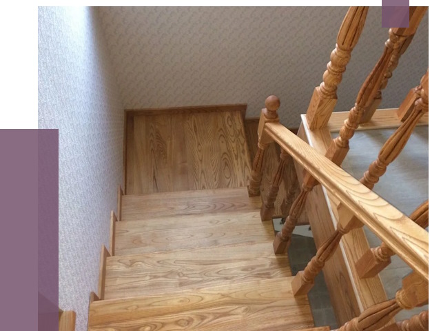 Сосновые лестницы в Ишиме под ключ от 8210 руб.  | ПРОЛЁТ-Шм