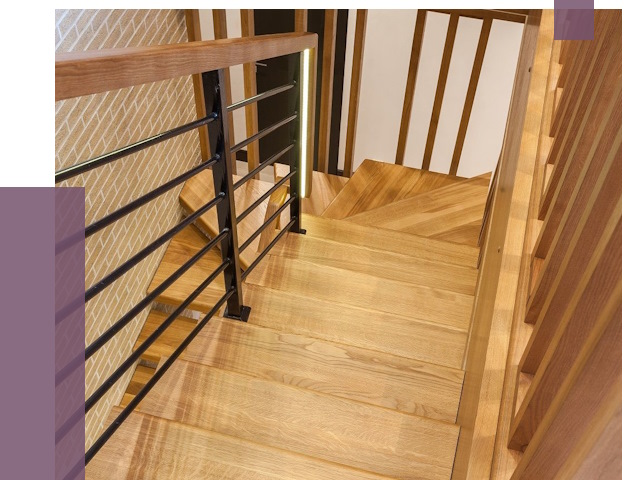 Лестницы из ясеня в Ишиме под ключ от 10185 руб. 