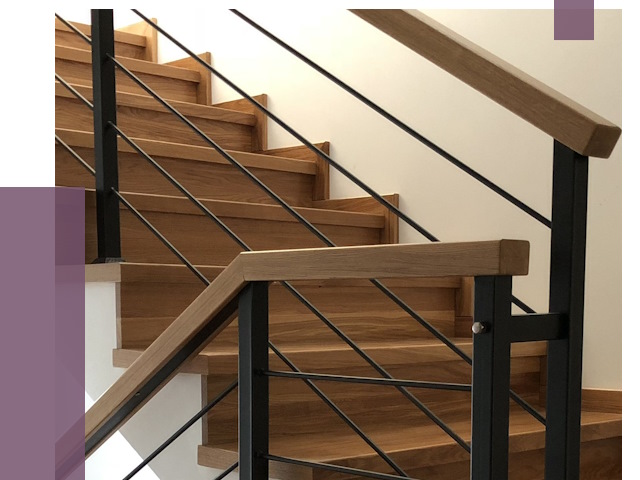 Обшивка металлической лестницы деревом в Ишиме от 4417 руб. 