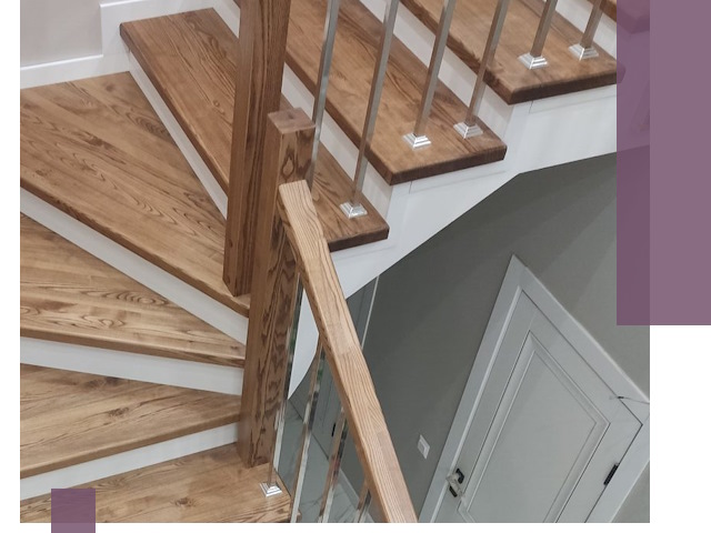 Обшивка металлических лестниц под ключ в Ишиме