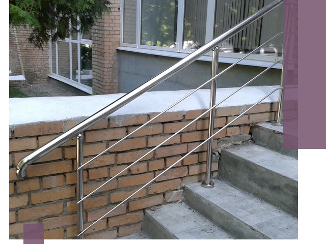 Перила из нержавеющей стали высокого качества в Ишиме