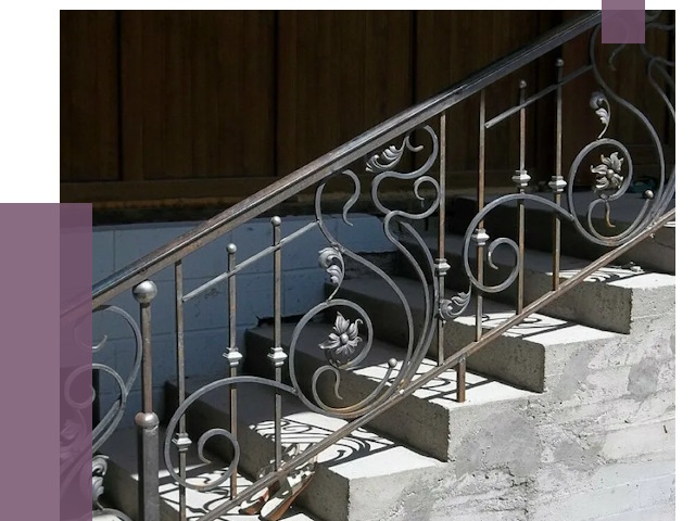 Кованые перила в Ишиме от 8834 руб. под ключ — качество от ПРОЛЁТ-Шм