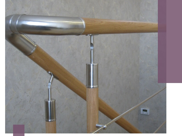 Комбинированные перила на заказ в Ишиме — монтаж и производство