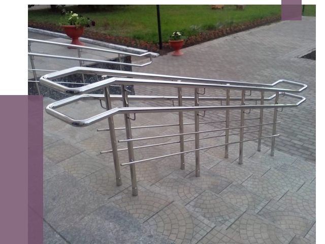 Перила для инвалидов в Ишиме от 7712 руб. под ключ | ПРОЛЁТ-Шм