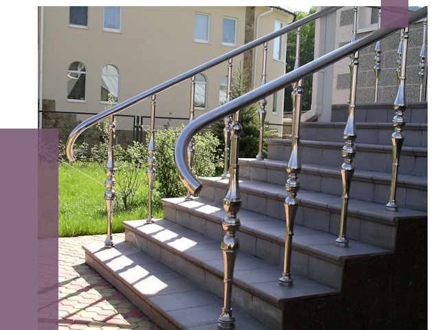 Перила для крыльца в Ишиме от 10913 руб. — монтаж ПРОЛЁТ-Шм