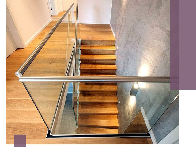 Перила для лестницы в доме — изготовление и монтаж в Ишиме