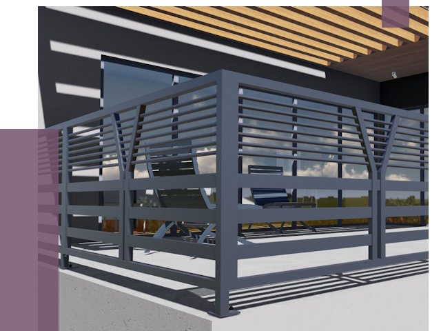 Изготовление балконных ограждений в Ишиме от 10913 руб. | ПРОЛЁТ-Шм