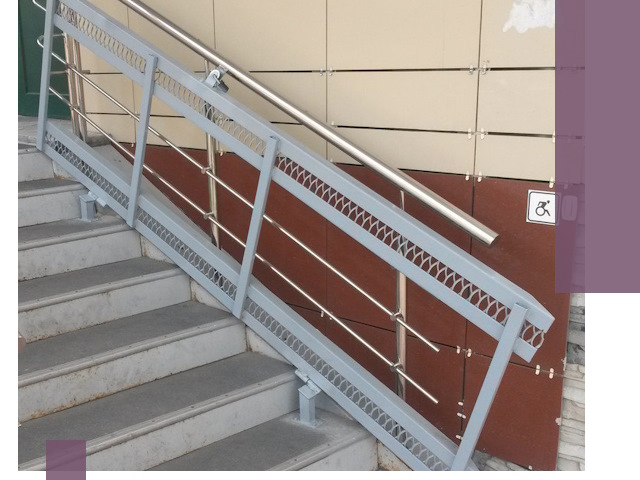 Изготовление откидных пандусов под ключ в Ишиме