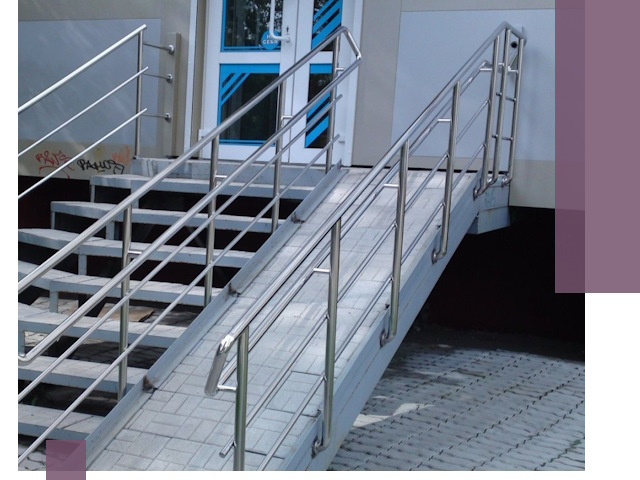 Пандус на крыльцо под ключ в Ишиме: монтаж и изготовление