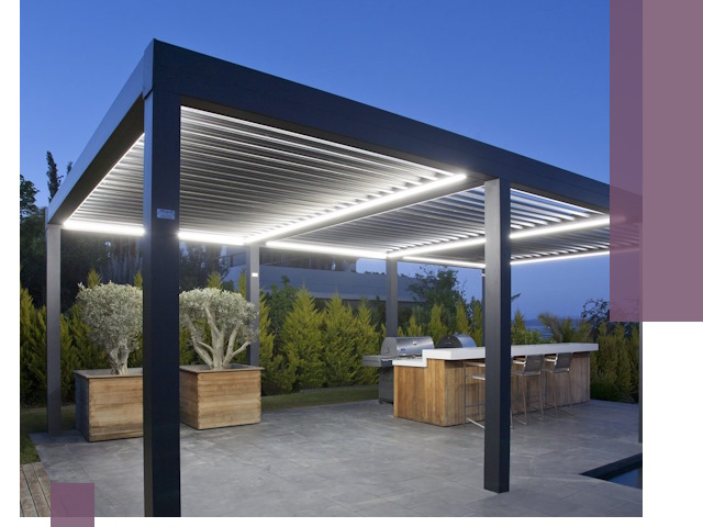 Навесы отдельно стоящие под ключ в Ишиме из металла и поликарбоната