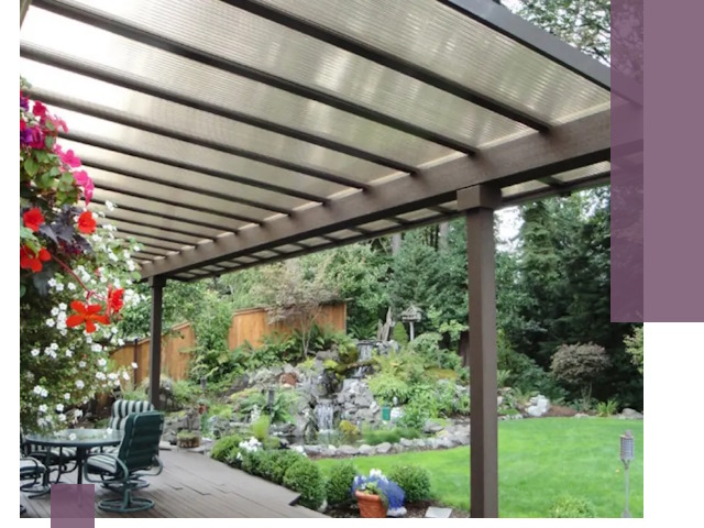 Навесы из поликарбоната под ключ в Ишиме быстро и надёжно