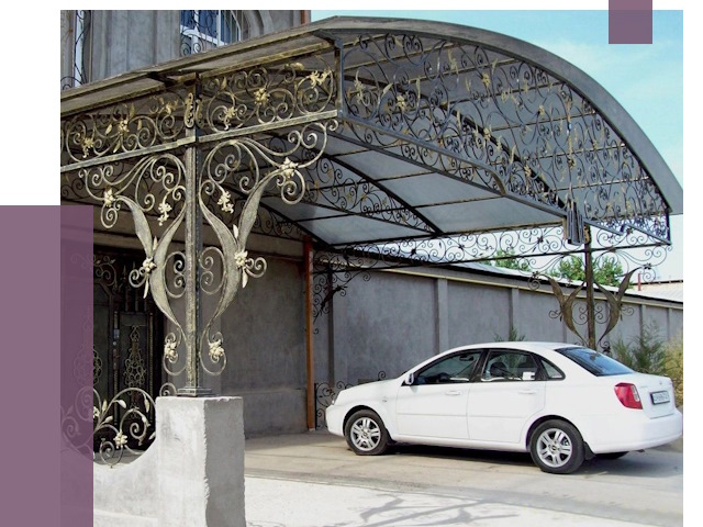 Кованые навесы в Ишиме от 14810 руб. | ПРОЛЁТ-Шм