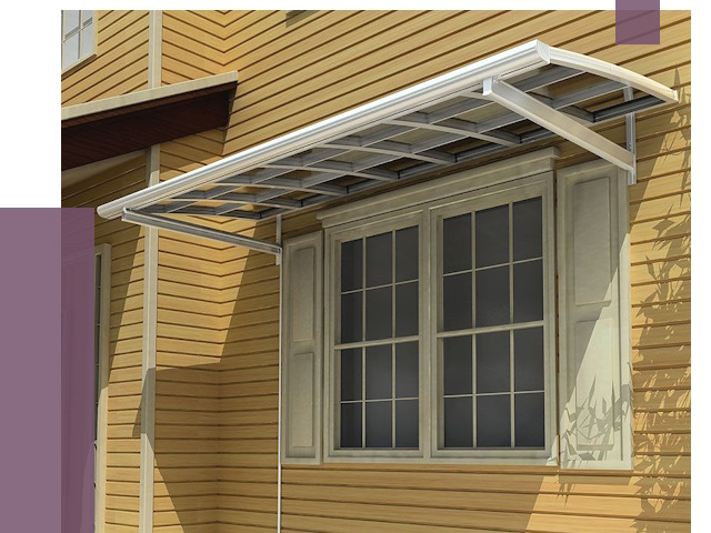 Козырьки над окнами в Ишиме от 7743 руб. — монтаж, покупки | ПРОЛЁТ-Шм