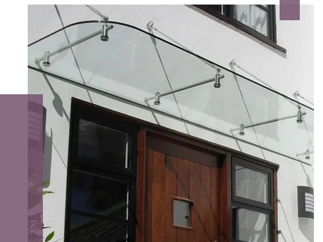 Стеклянные козырьки в Ишиме от 19227 руб. | ПРОЛЁТ-Шм