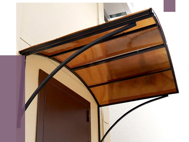 Недорогие козырьки в Ишиме от 7712 руб.  | ПРОЛЁТ-Шм