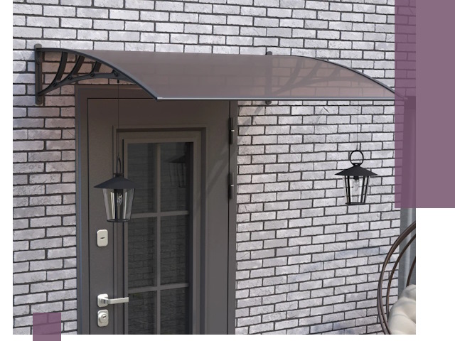 Недорогие козырьки и навесы под ключ в Ишиме