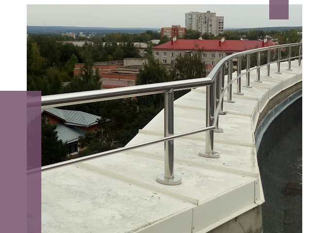 Парапеты и ограждения кровли в Ишиме от 5041 руб.