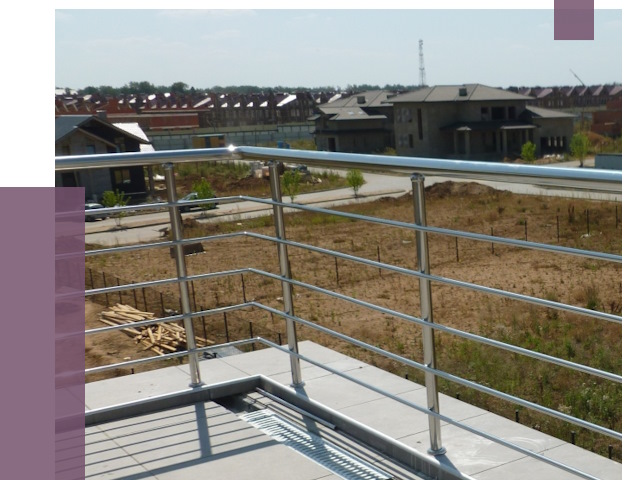 Парапеты из нержавеющей стали в Ишиме от 8107 руб. за м² | ПРОЛЁТ-Шм