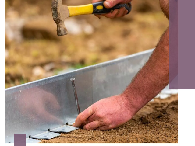 Монтаж металлических бордюров в Ишиме быстро и качественно