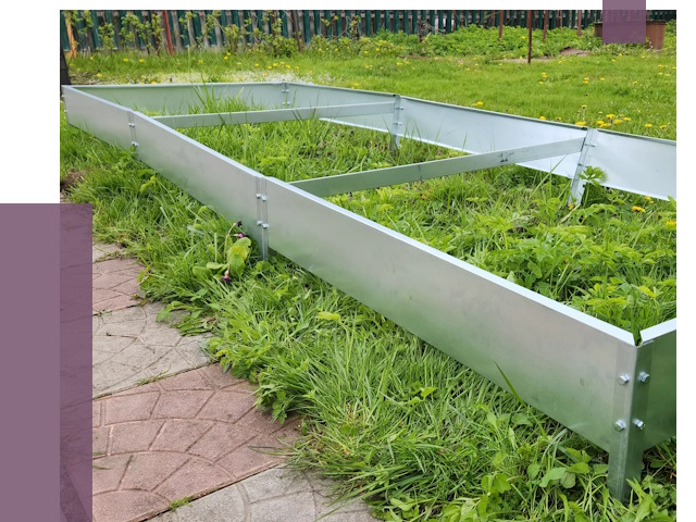 Металлические бордюры для грядок в Ишиме от 1819 руб.