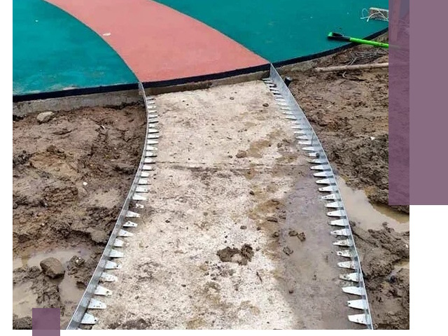 Металлические бордюры для дорожек в Ишиме — монтаж и изготовление