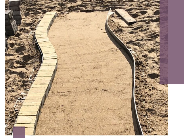 Металлические бордюры для тротуаров в Ишиме — прочные и долговечные