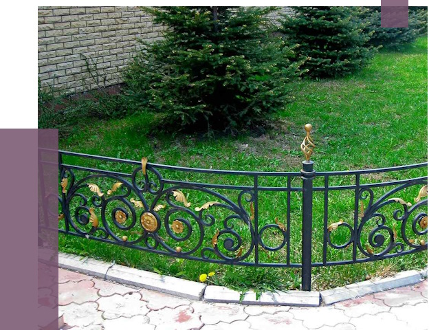 Кованые газонные ограждения в Ишиме от 7743 руб. — ПРОЛЁТ-Шм