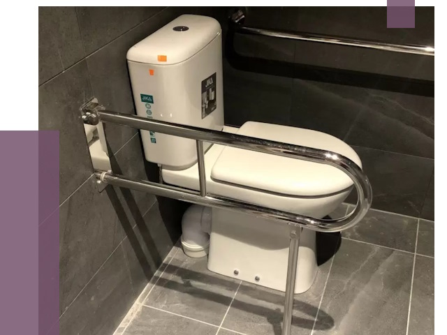 Поручни для санузлов в Ишиме от 4365 руб.  | ПРОЛЁТ-Шм