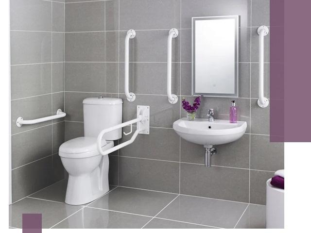 Поручни для санузлов в Ишиме: установка, ремонт и монтаж